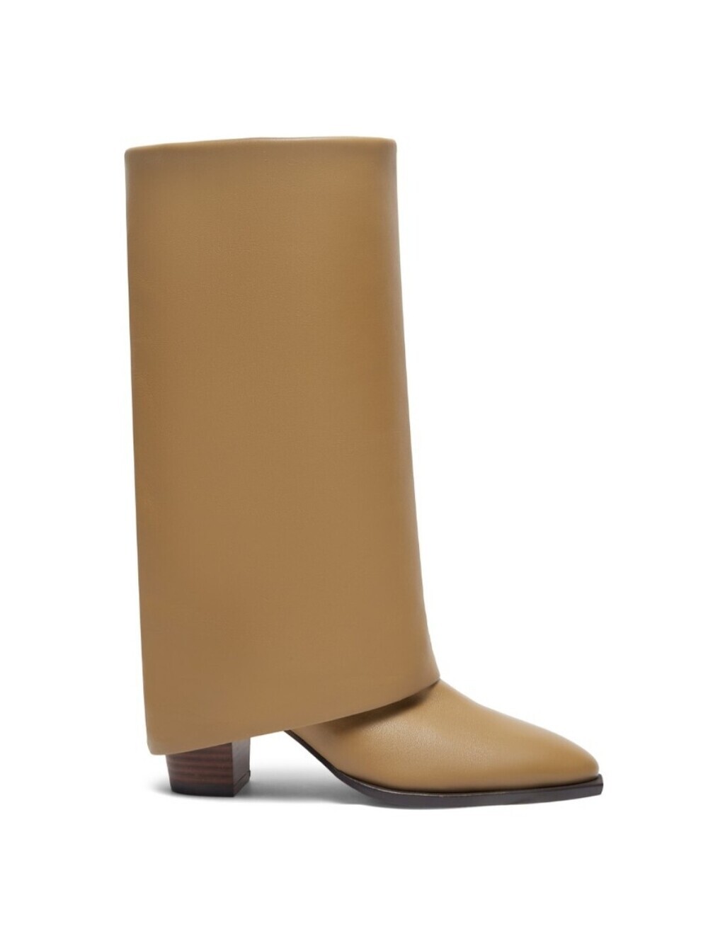 NEW Anthropologie Silent D IVORY Boot Natural Nappa Leather Size 39